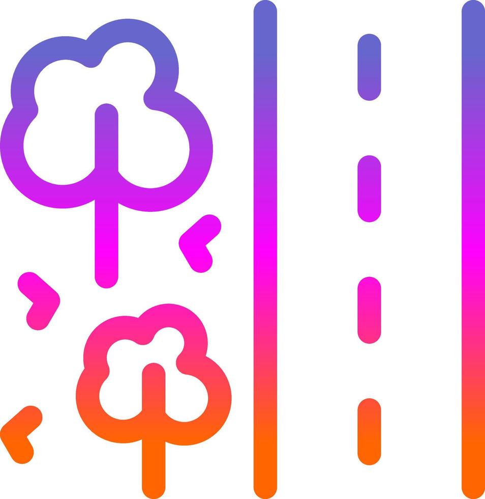 Roadside Vector Icon Design