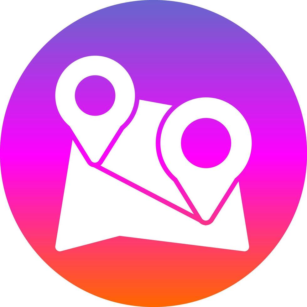 Multiple Destinations Vector Icon Design