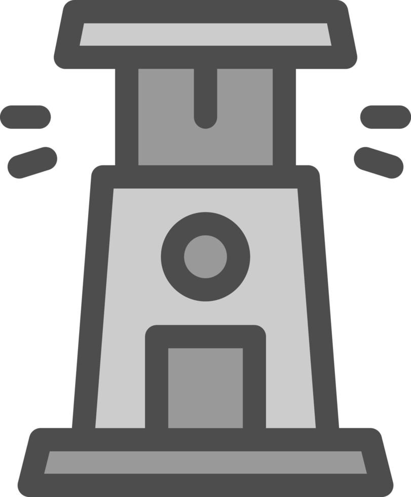 Lighthouse Vector Icon Design