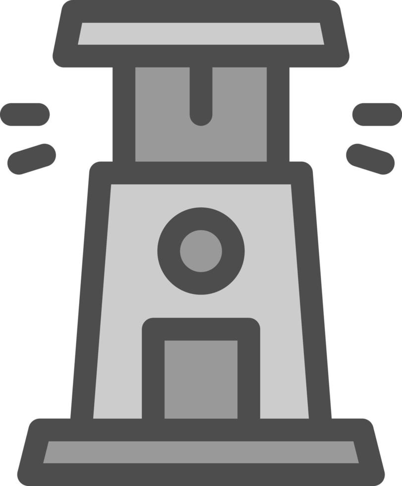 Lighthouse Vector Icon Design