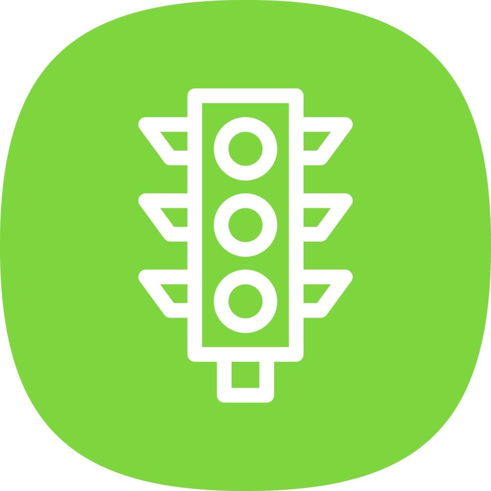 Traffic Light Vector Icon Design