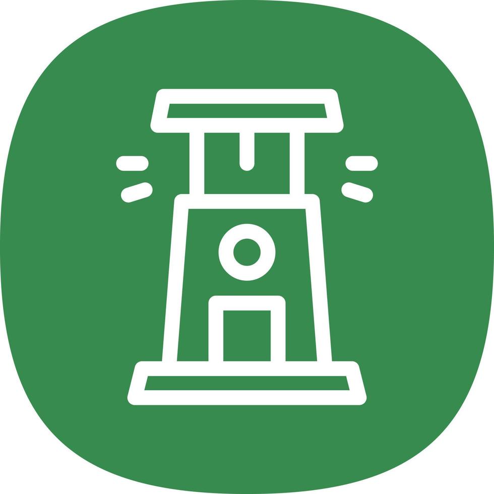 Lighthouse Vector Icon Design