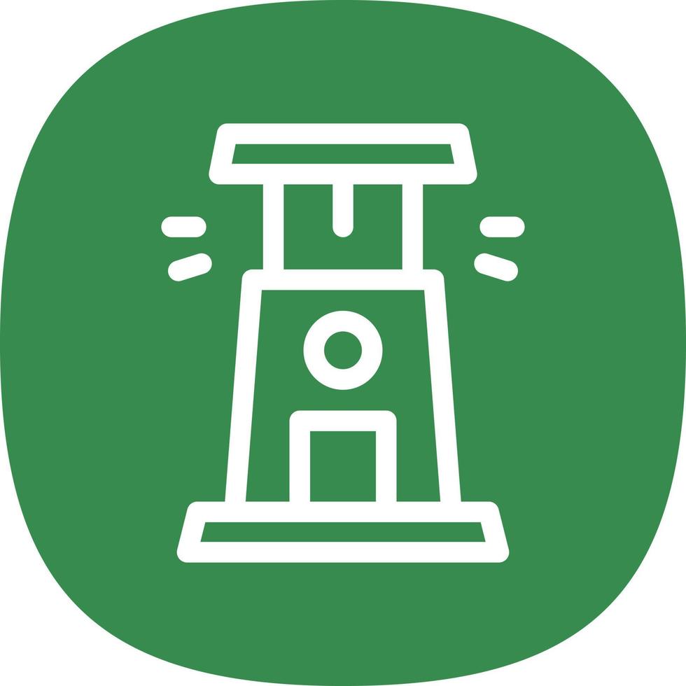 Lighthouse Vector Icon Design