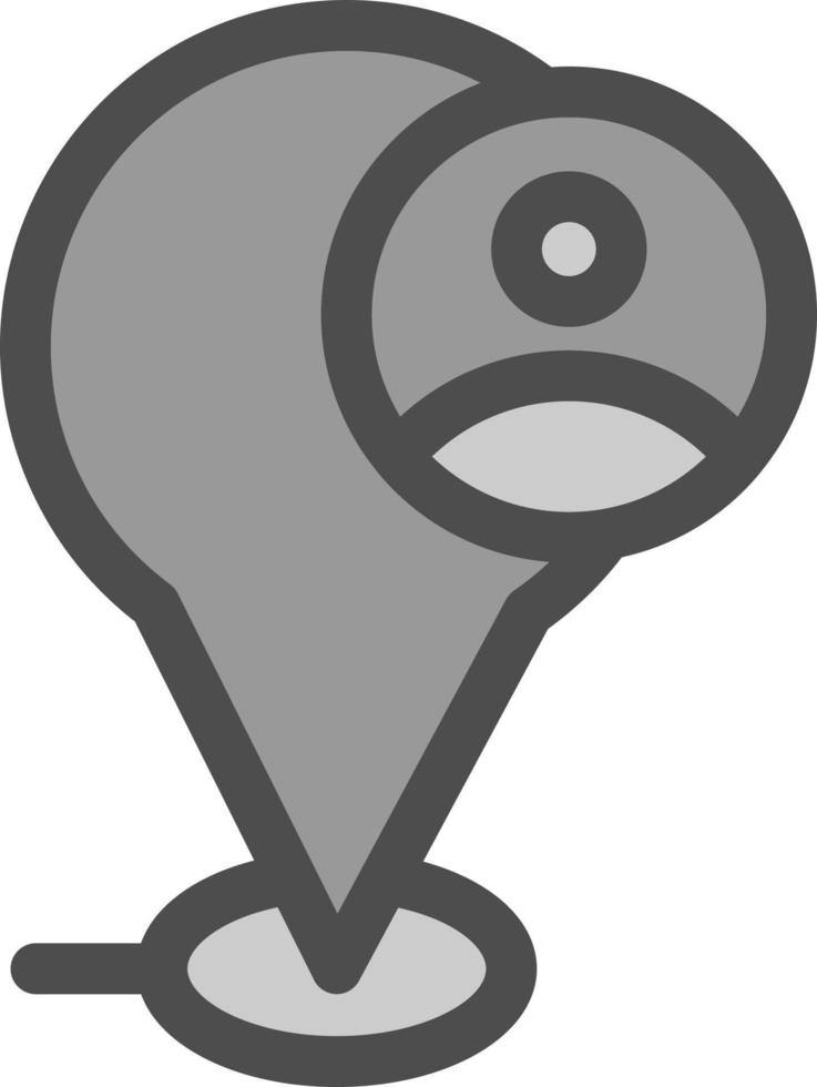 Current Location Vector Icon Design