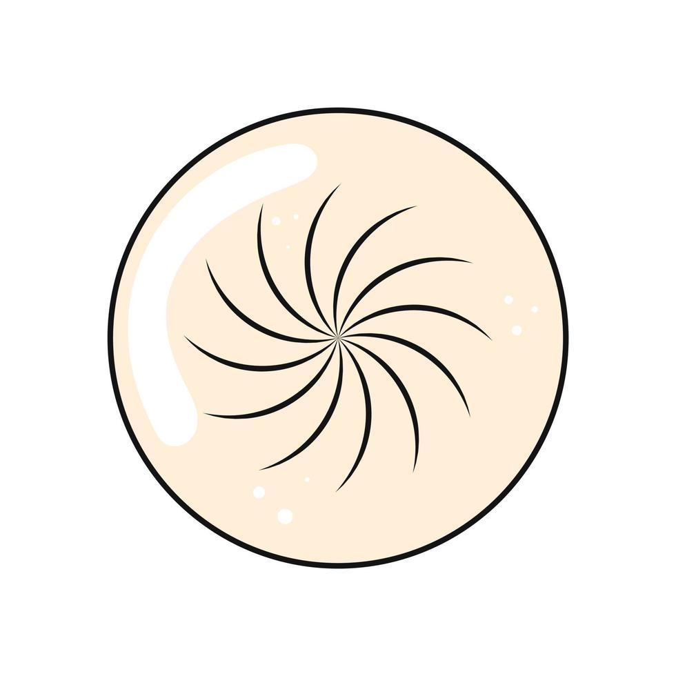 Momo Asian Food Isolated Element vector