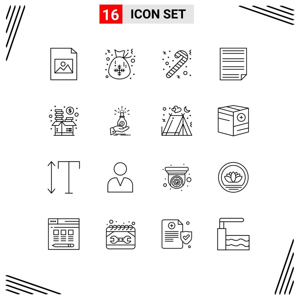 16 Thematic Vector Outlines and Editable Symbols of stock funding cane report homework Editable Vector Design Elements