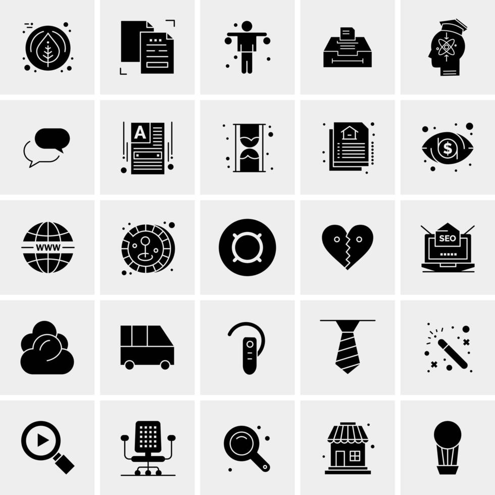 25 Universal Business Icons Vector Creative Icon Illustration to use in web and Mobile Related project