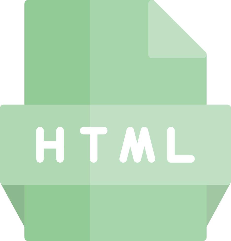 Html File Format Icon vector