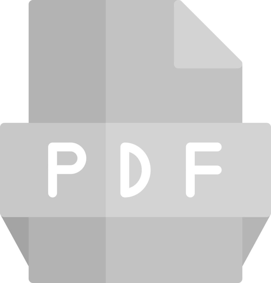 icono de formato de archivo pdf vector