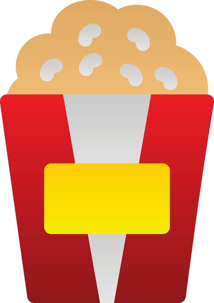 Popcorn Vector Icon Design