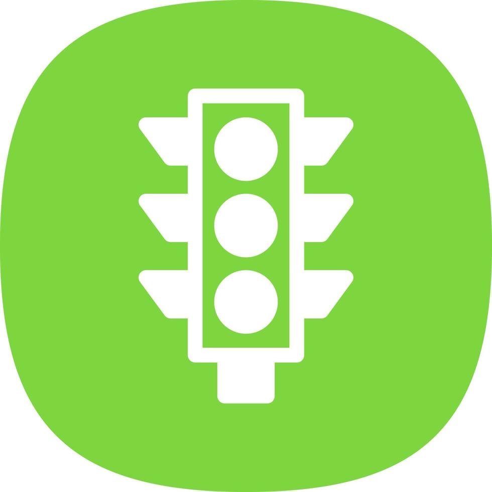 Traffic Light Vector Icon Design