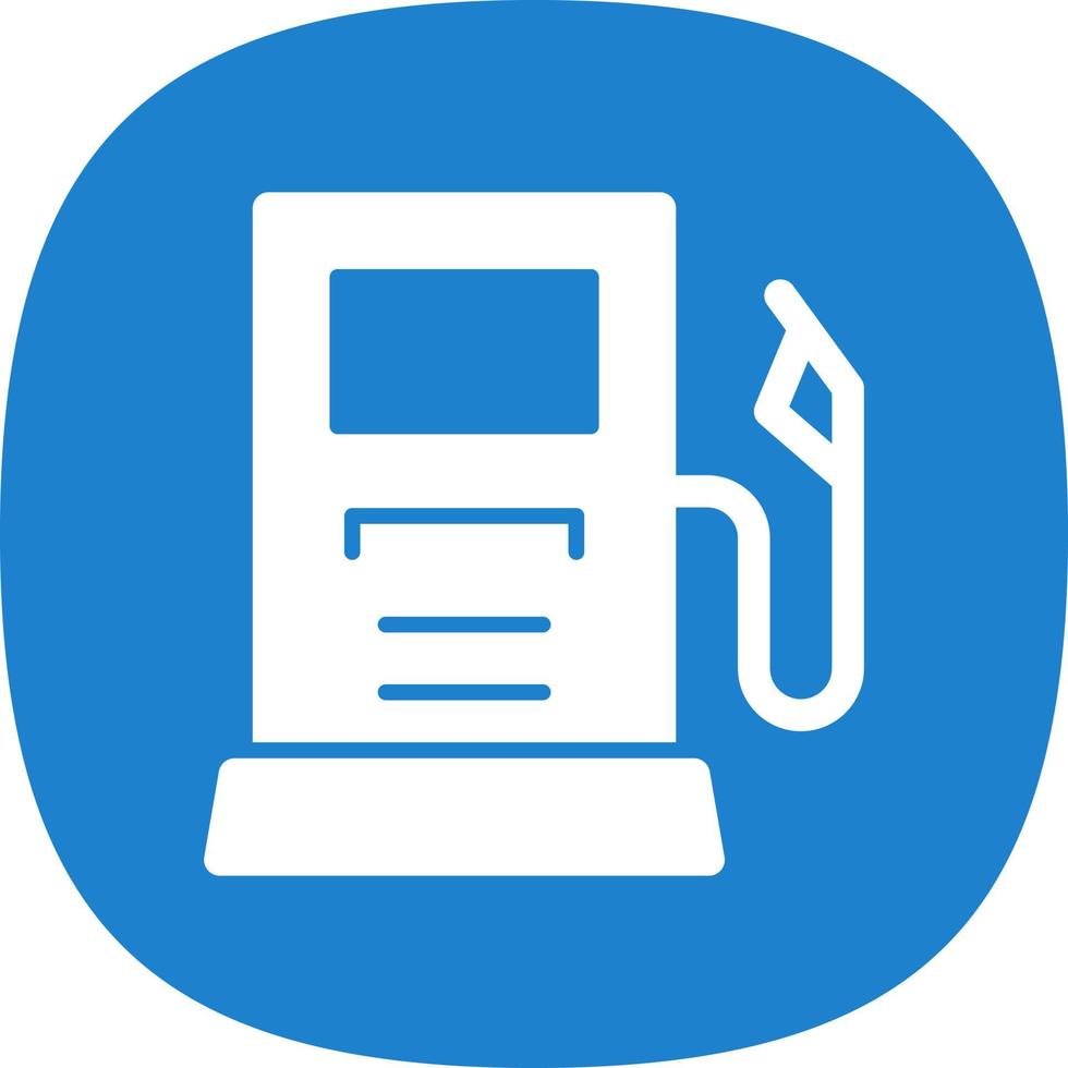 Gas Station Vector Icon Design