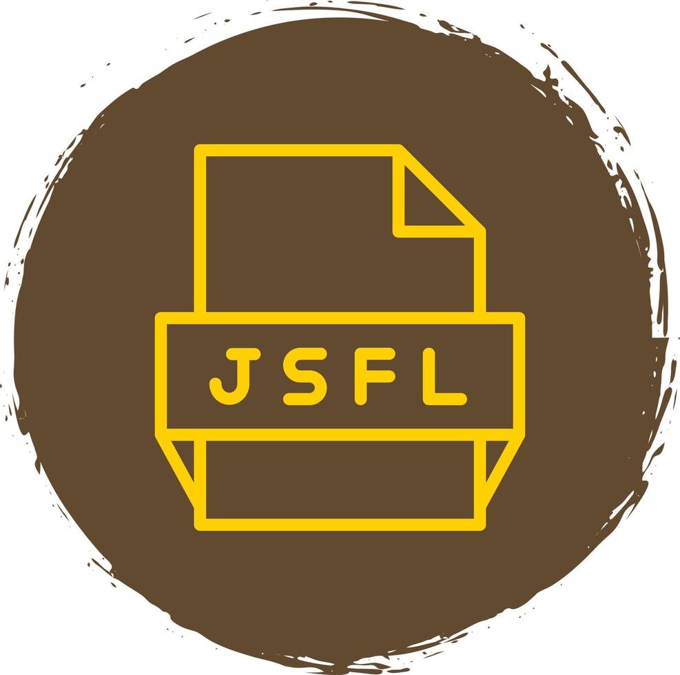 Jsfl File Format Icon vector