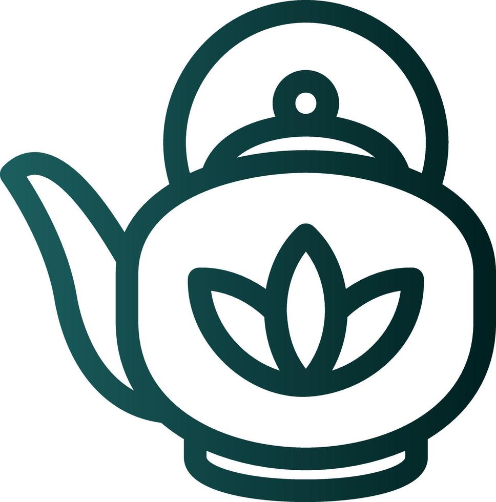 Teapot Vector Icon Design
