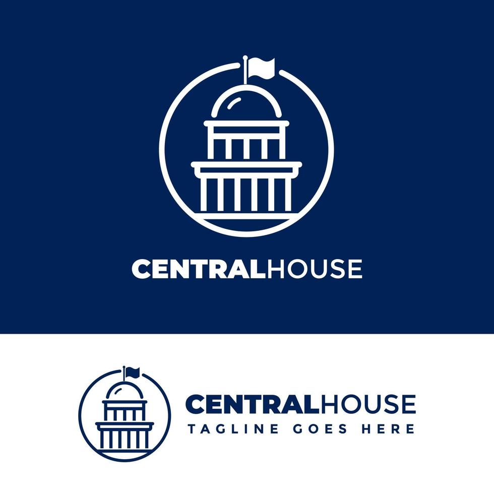 The building house logo is suitable as a business symbol. vector