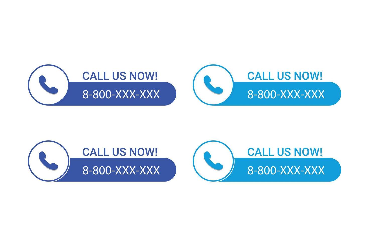 call us now template mobile call with subscriber number vector