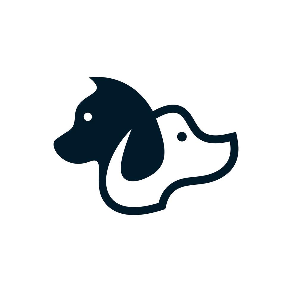 logo de perro y gato para tienda de mascotas vector