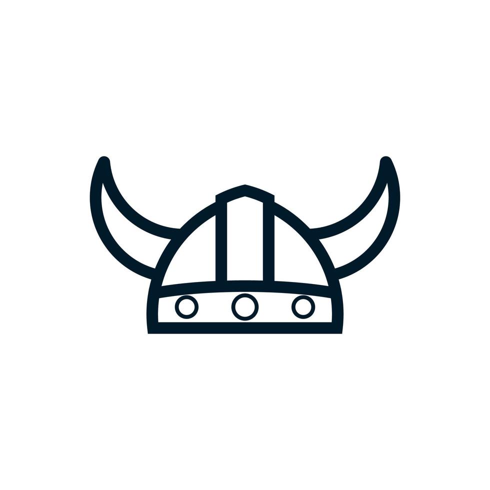 Viking helmet, perfect for game store, vector