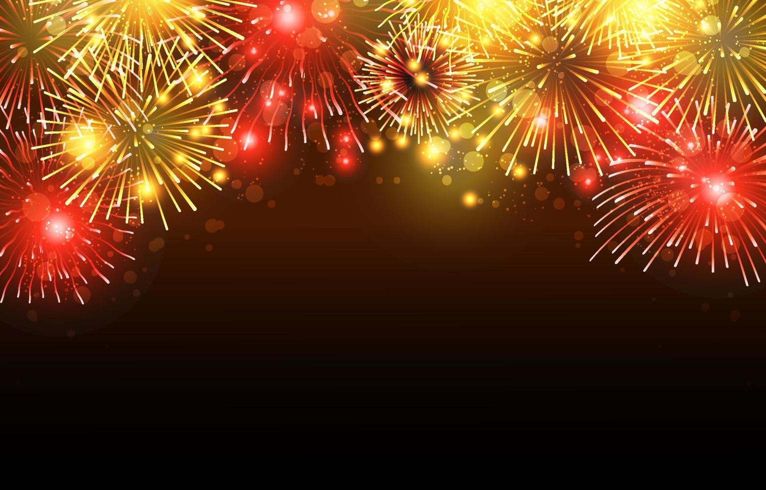 Fireworks Party Background vector