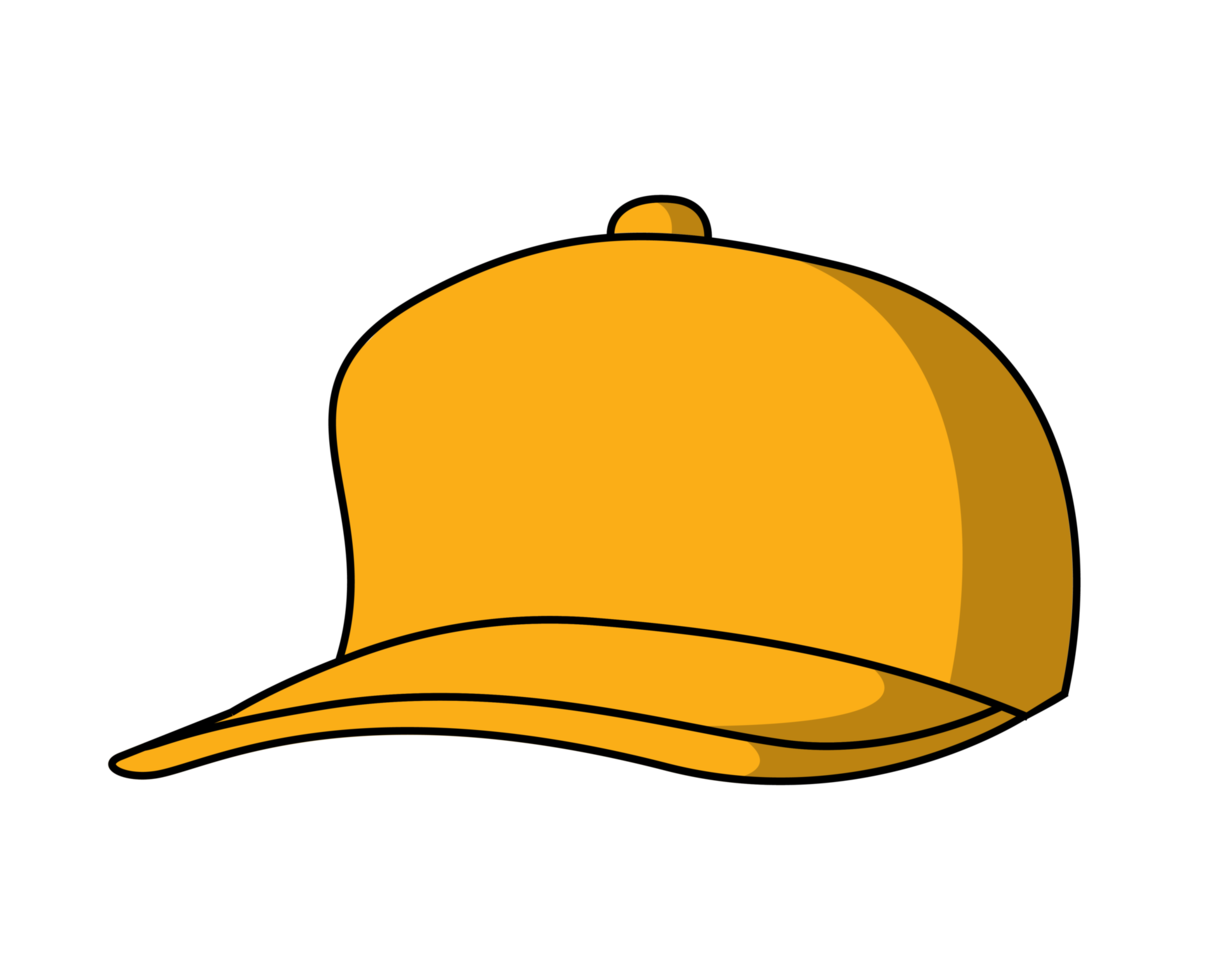 Free Yellow Cap wear Hip Hop Hat Model Front view 15694059 PNG with ...