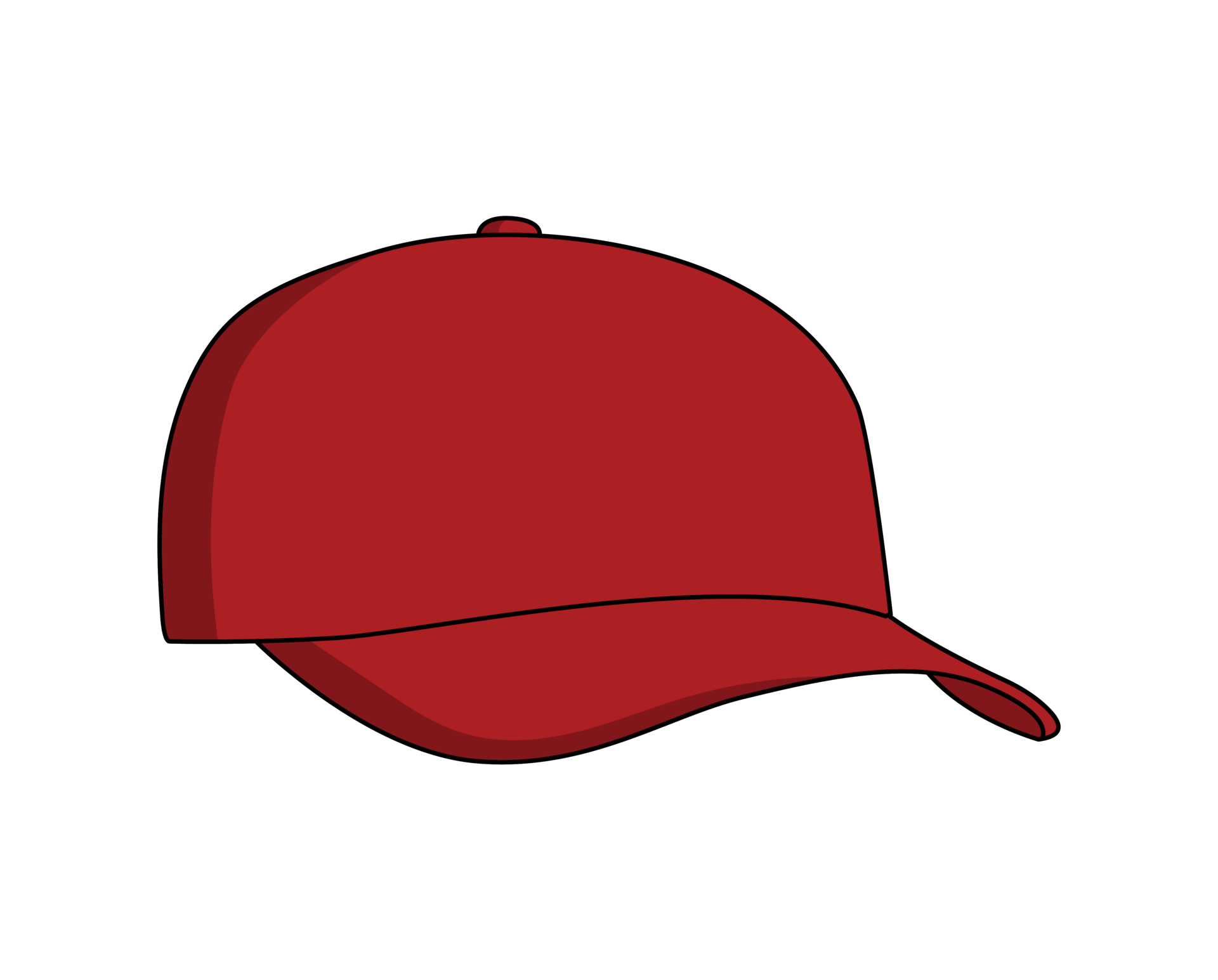 Free Red Cap Fashion Hat front view 15694061 PNG with Transparent Background