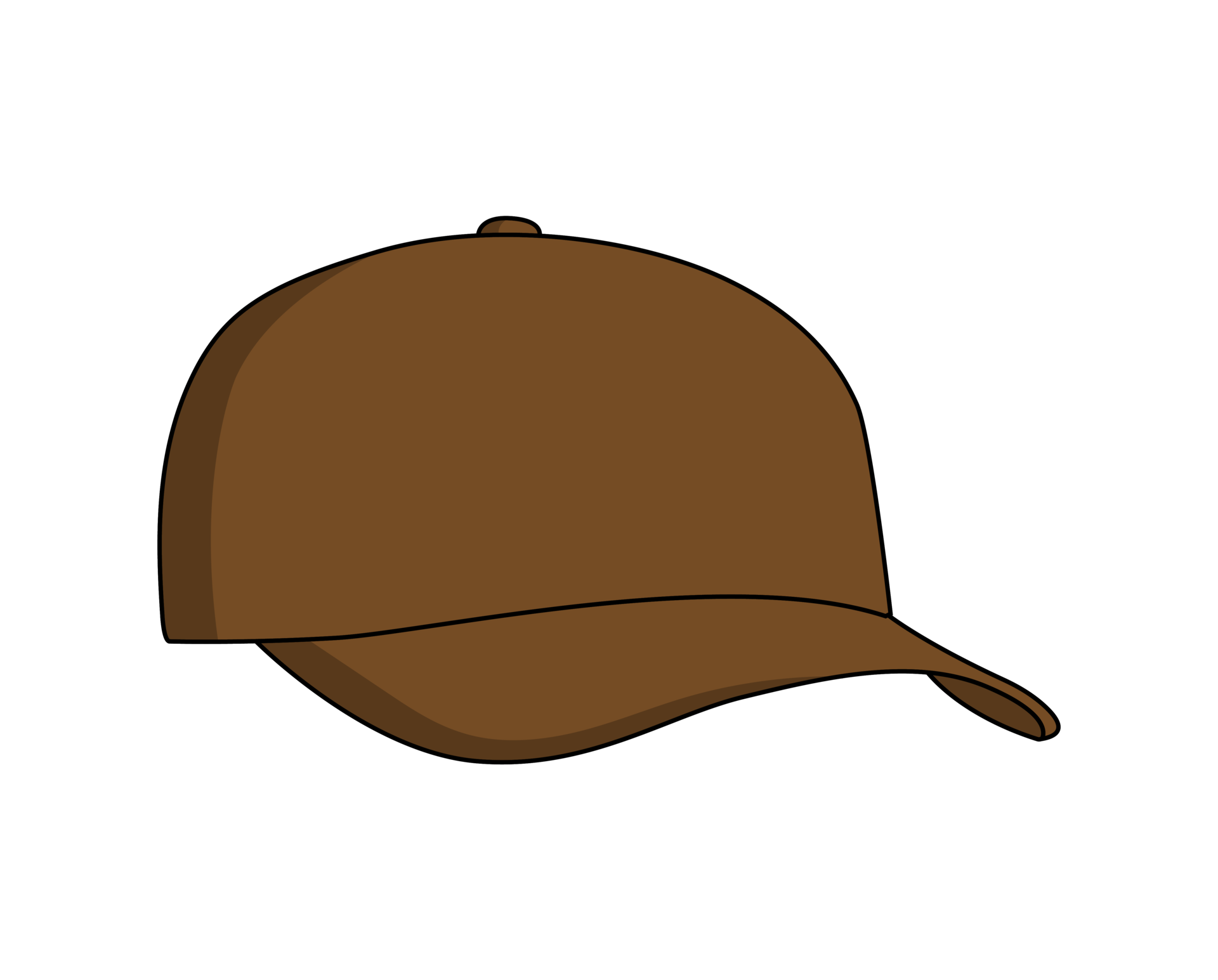 Brown Cap Fashion Hat front view 15694064 PNG