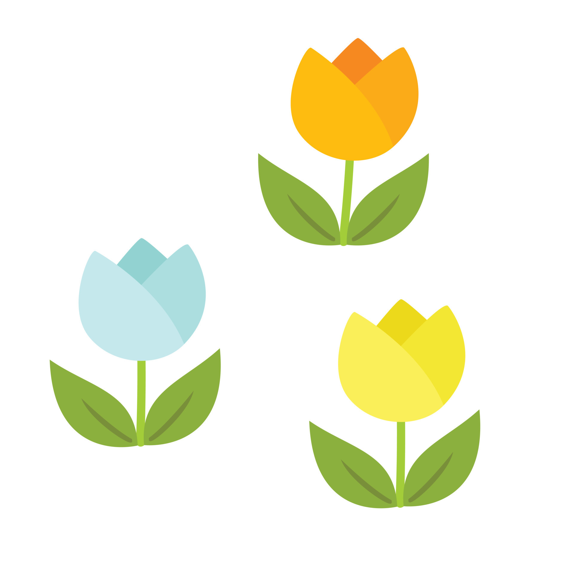 Cute Flowers Nature Illustration Vector Clipart 15694420 Vector Art at ...