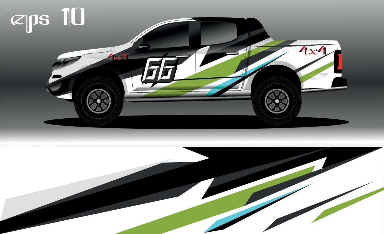 abstract background design for car wrap of 4x4 truck, rally, van, suv and other cars vector