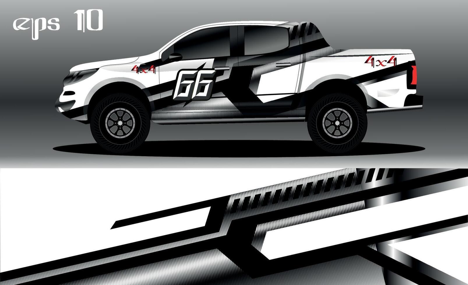 abstract background design for car wrap of 4x4 truck, rally, van, suv and other cars vector