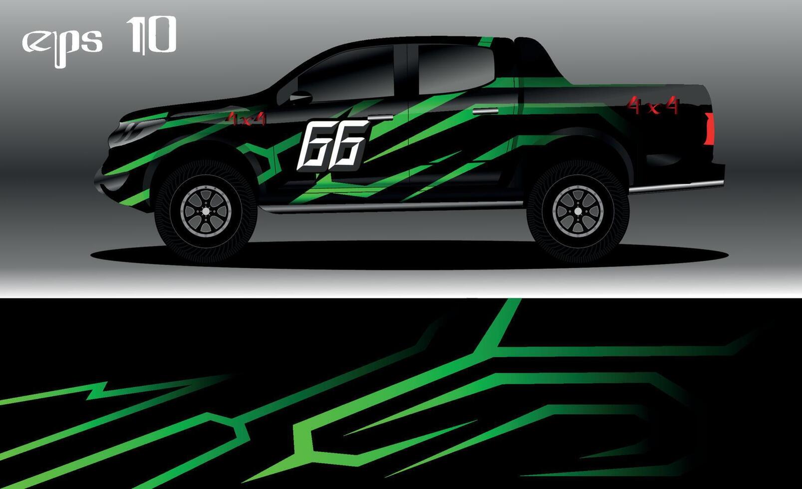 abstract background design for car wrap of 4x4 truck, rally, van, suv and other cars vector