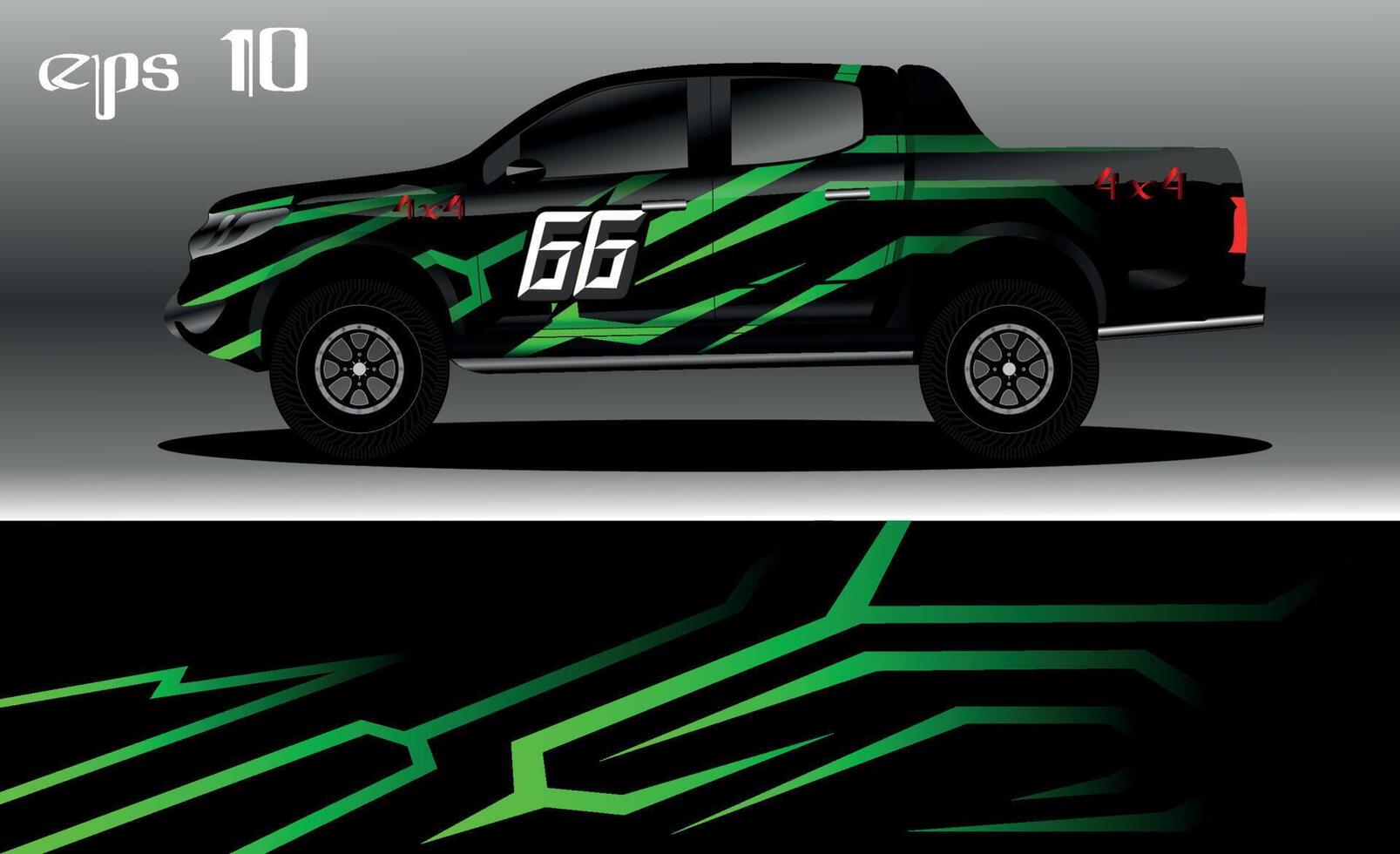 abstract background design for car wrap of 4x4 truck, rally, van, suv and other cars vector