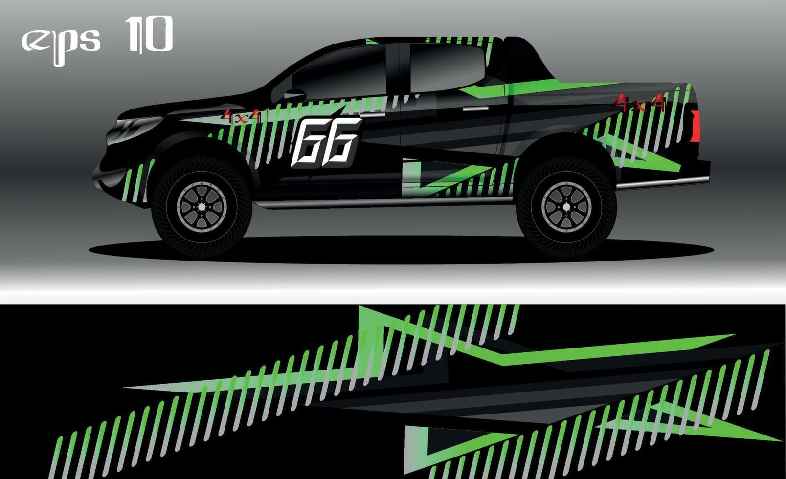 abstract background design for car wrap of 4x4 truck, rally, van, suv and other cars vector