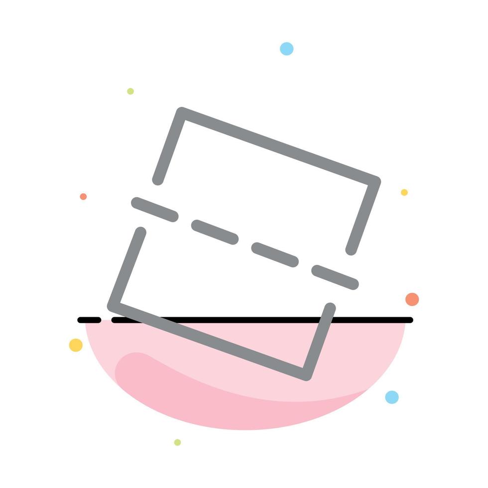 Image Photo Straighten Abstract Flat Color Icon Template vector