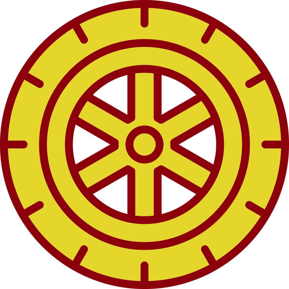 Tire Vector Icon Design