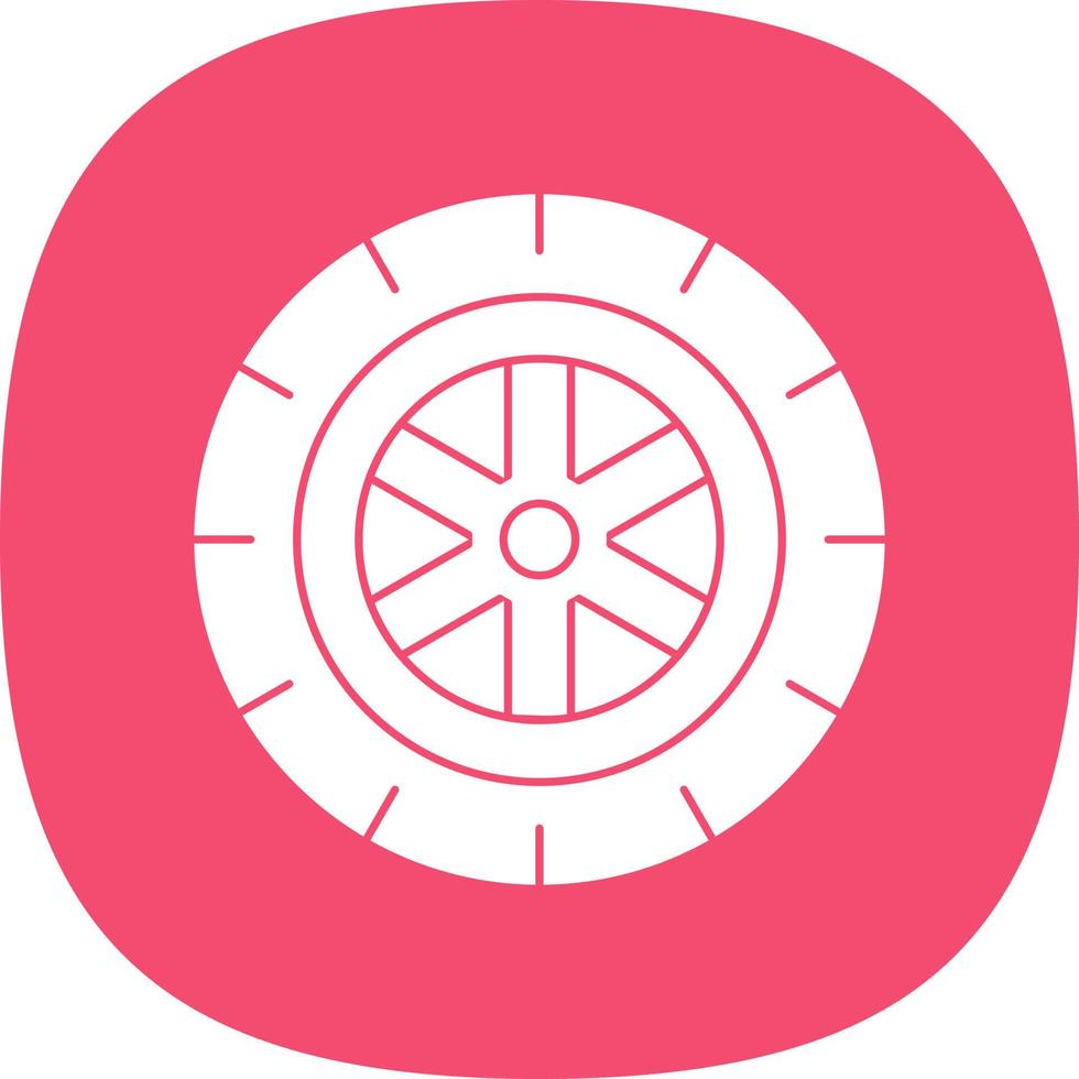 Tire Vector Icon Design