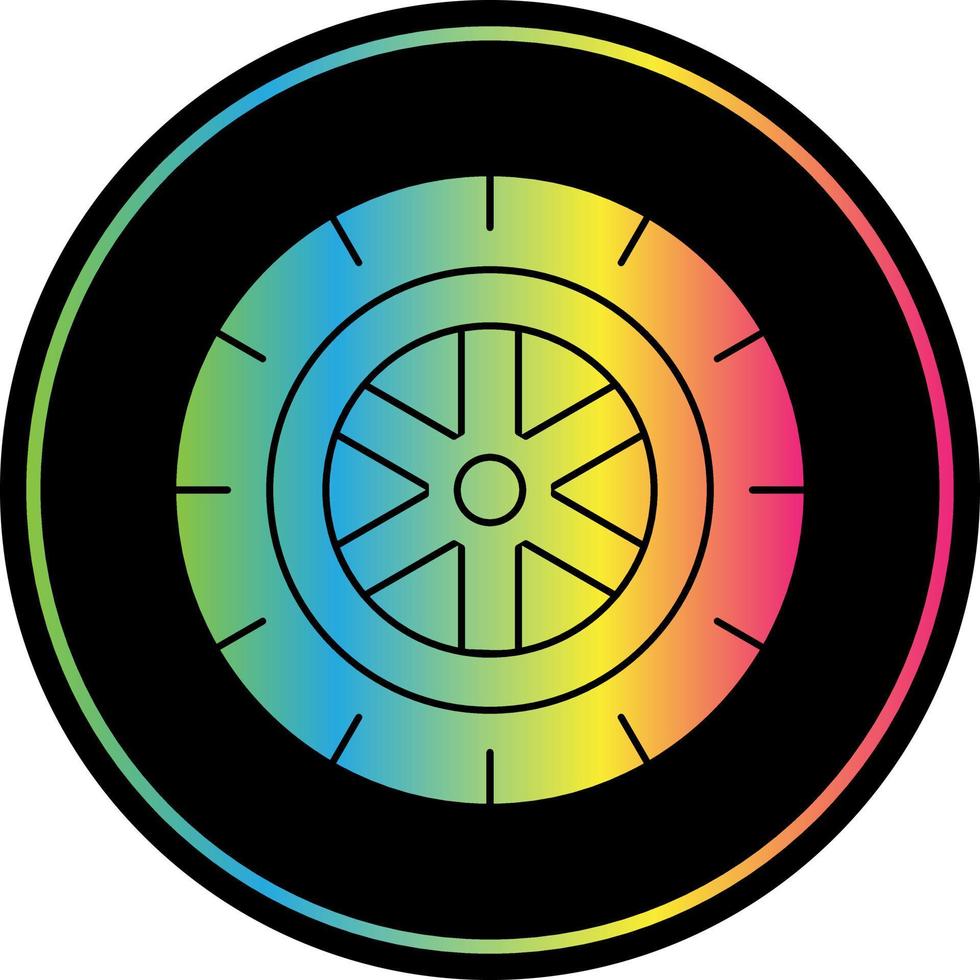 Tire Vector Icon Design