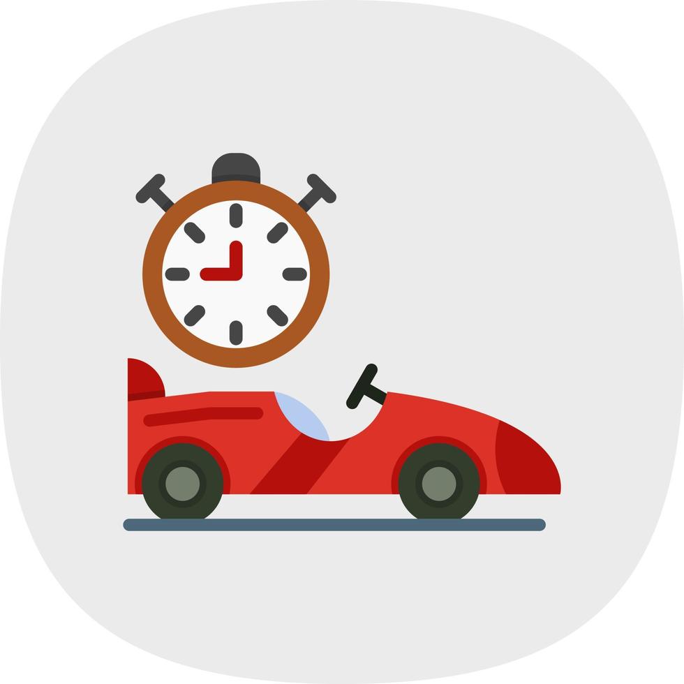 Race Stopwatch Vector Icon Design