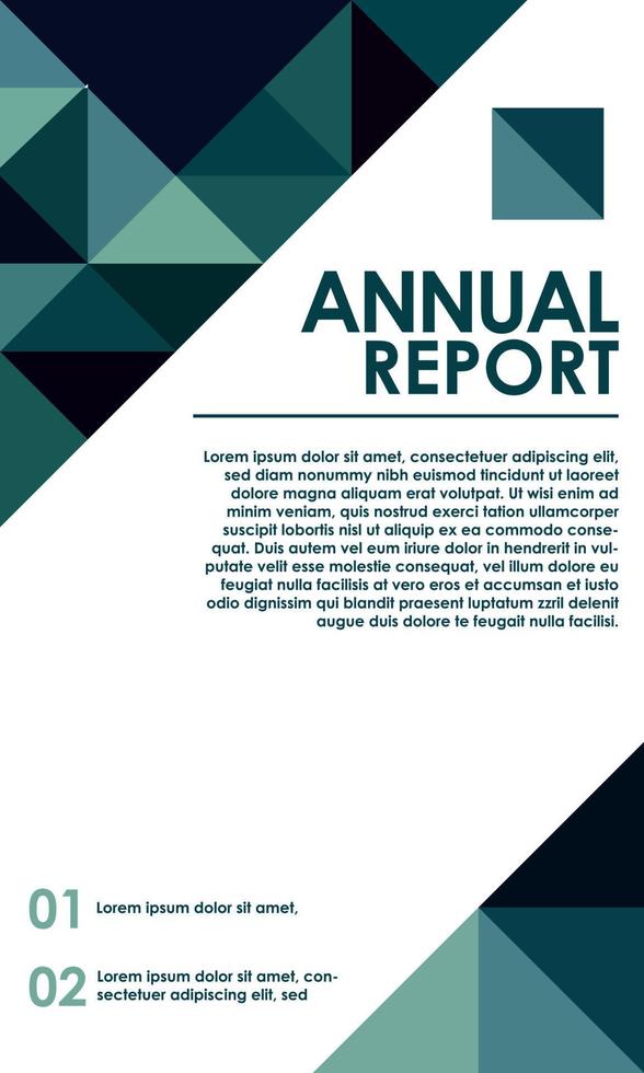 bussiness template annual report design vector illustration