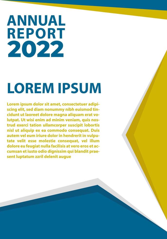simple bussiness cover for Annual Report, Magazine,Poster, Business Presentation, Portfolio, Flyer, Banner, Website cover vector illustration