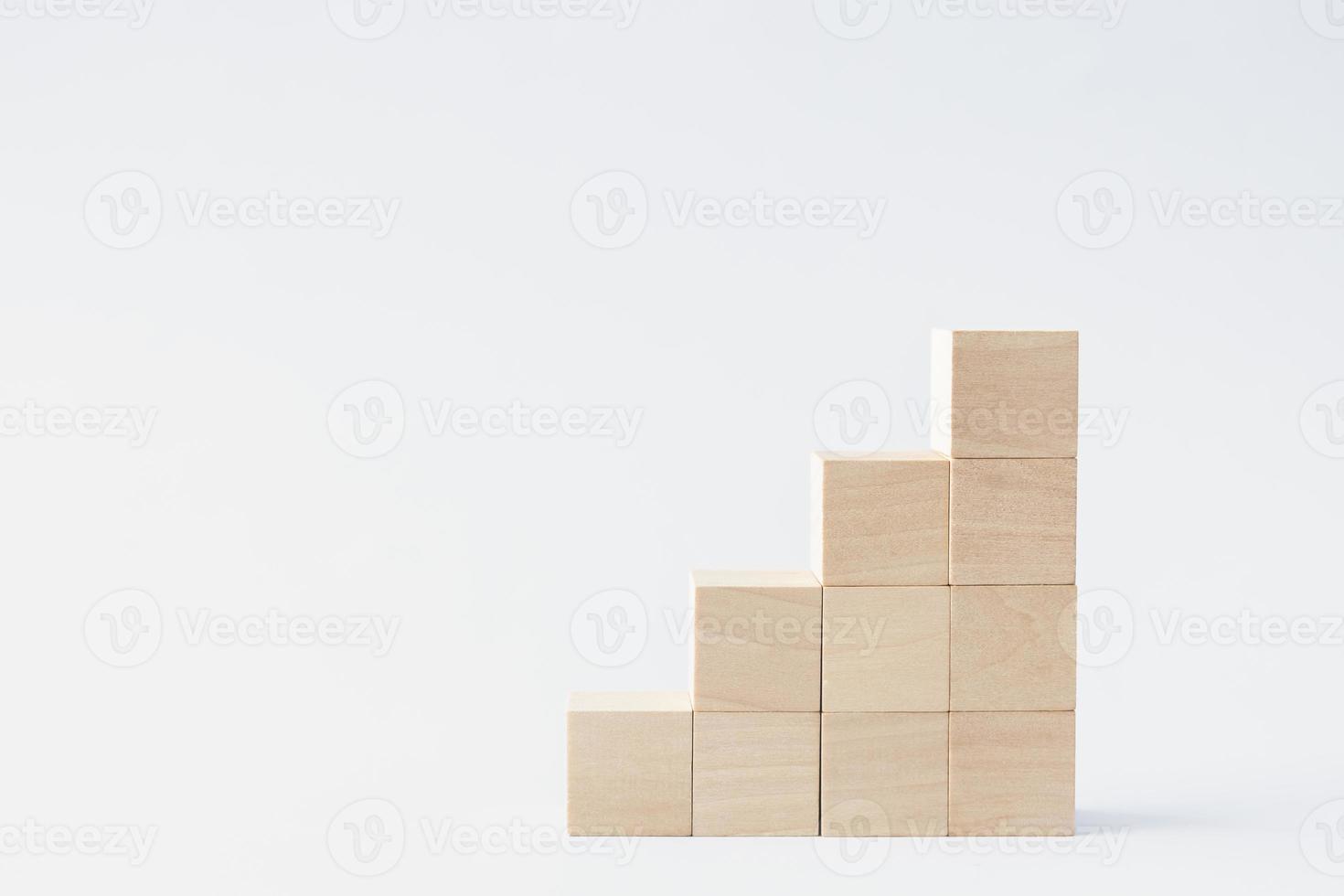 wooden cube toy for the child. concept about education, business, play, strategy, success. photo