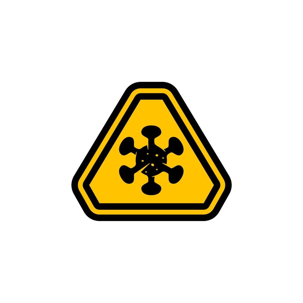 corona virus protection shield icon logo design symbol , protect your self vector