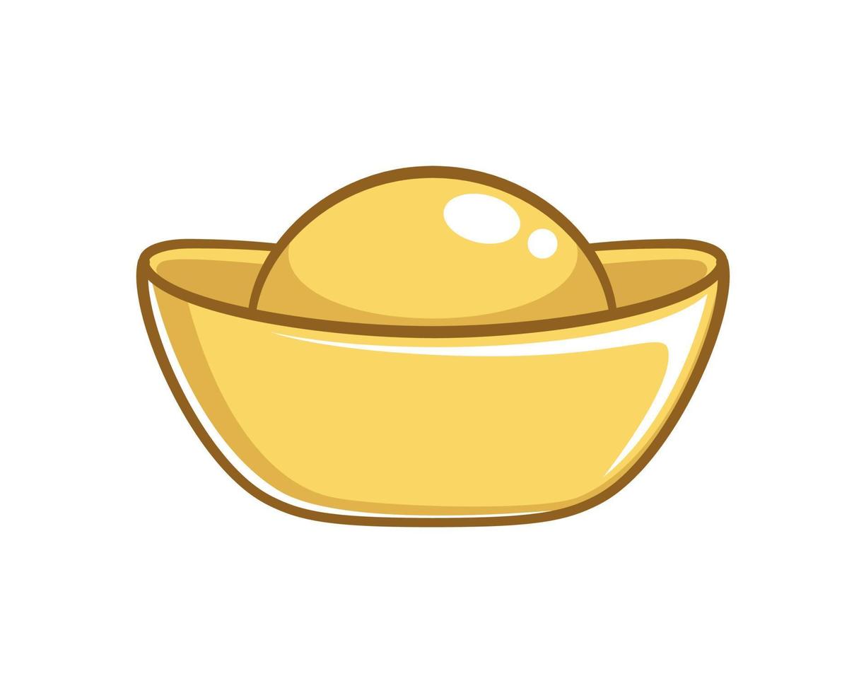 Gold Chinese old money ingot vector illustration 15697076 Vector Art at