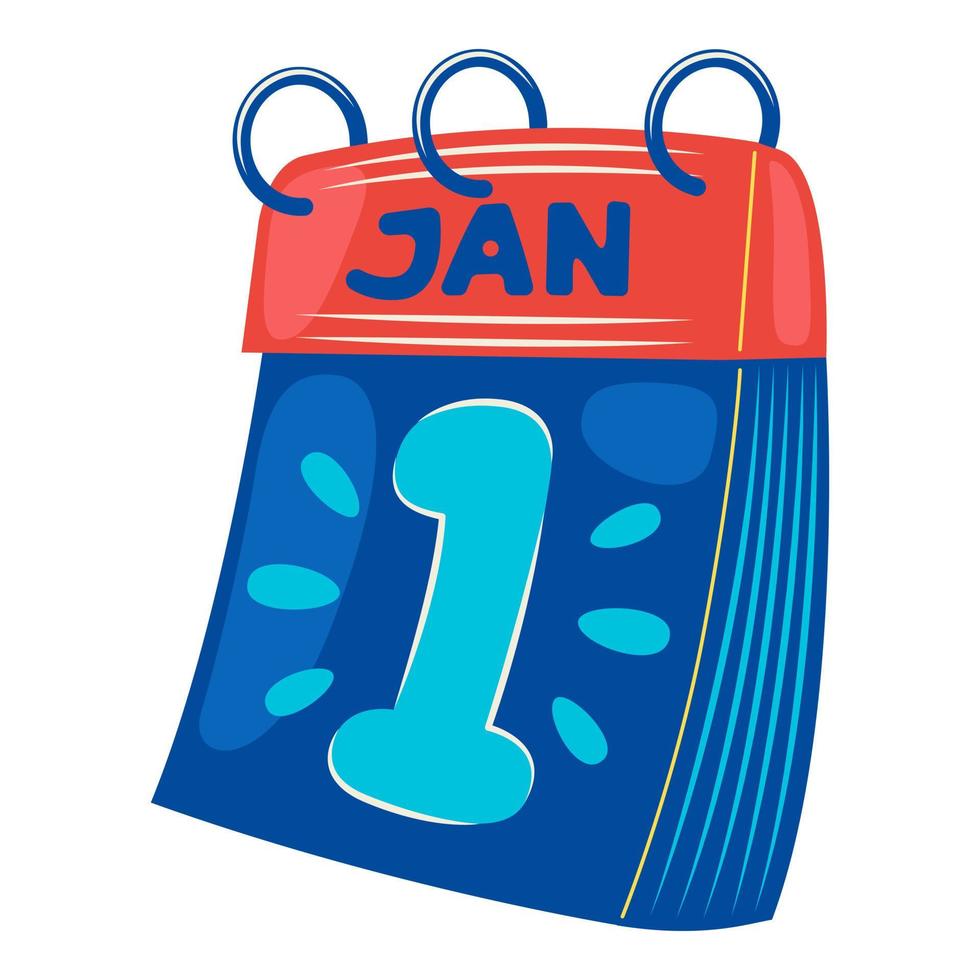 new year calendar in vector illustration 15697269 Vector Art at Vecteezy