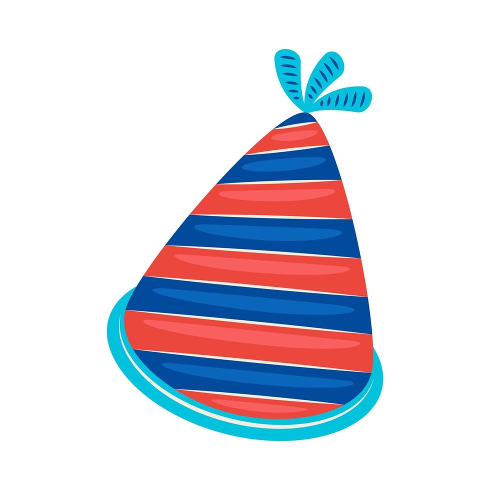 new year party hat in vector illustration