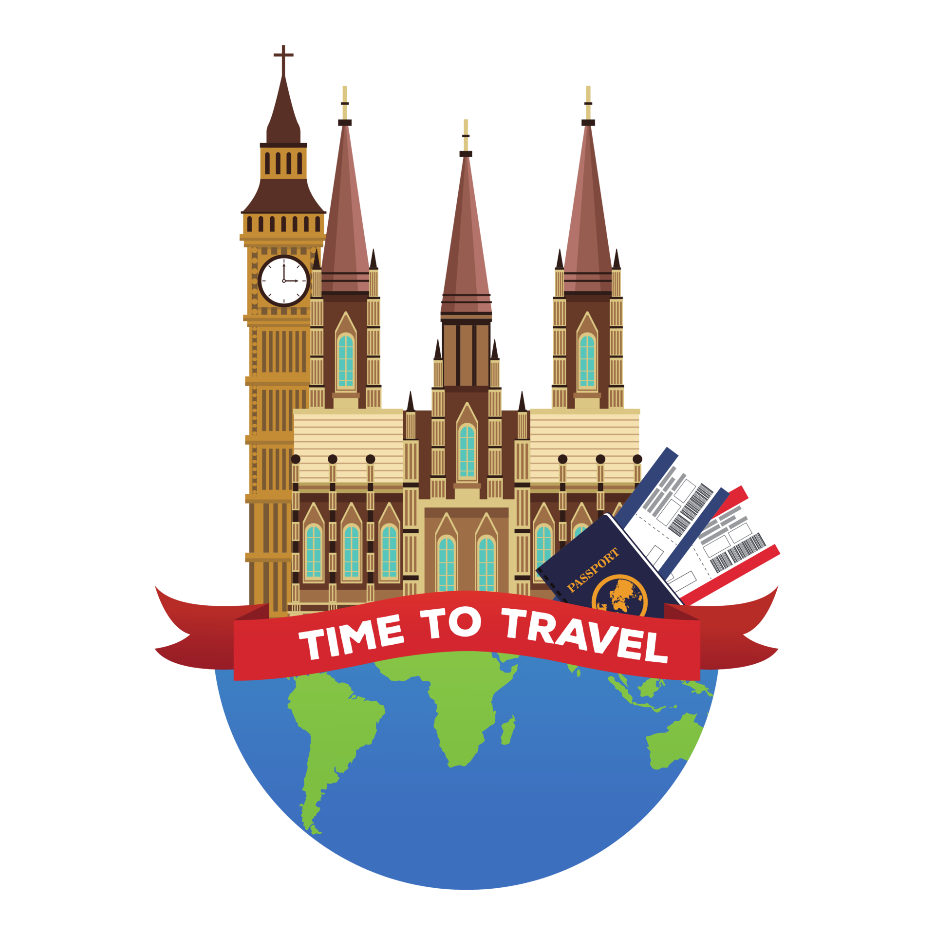 Travel To Europe Illustration 15697488 PNG