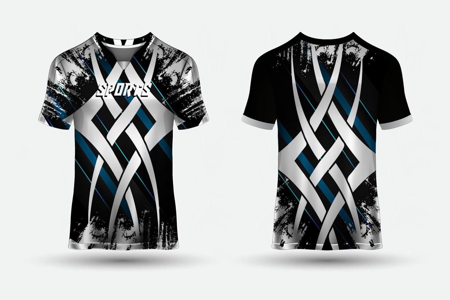 Modern sports jersey design vector and t shirt template sports design background.