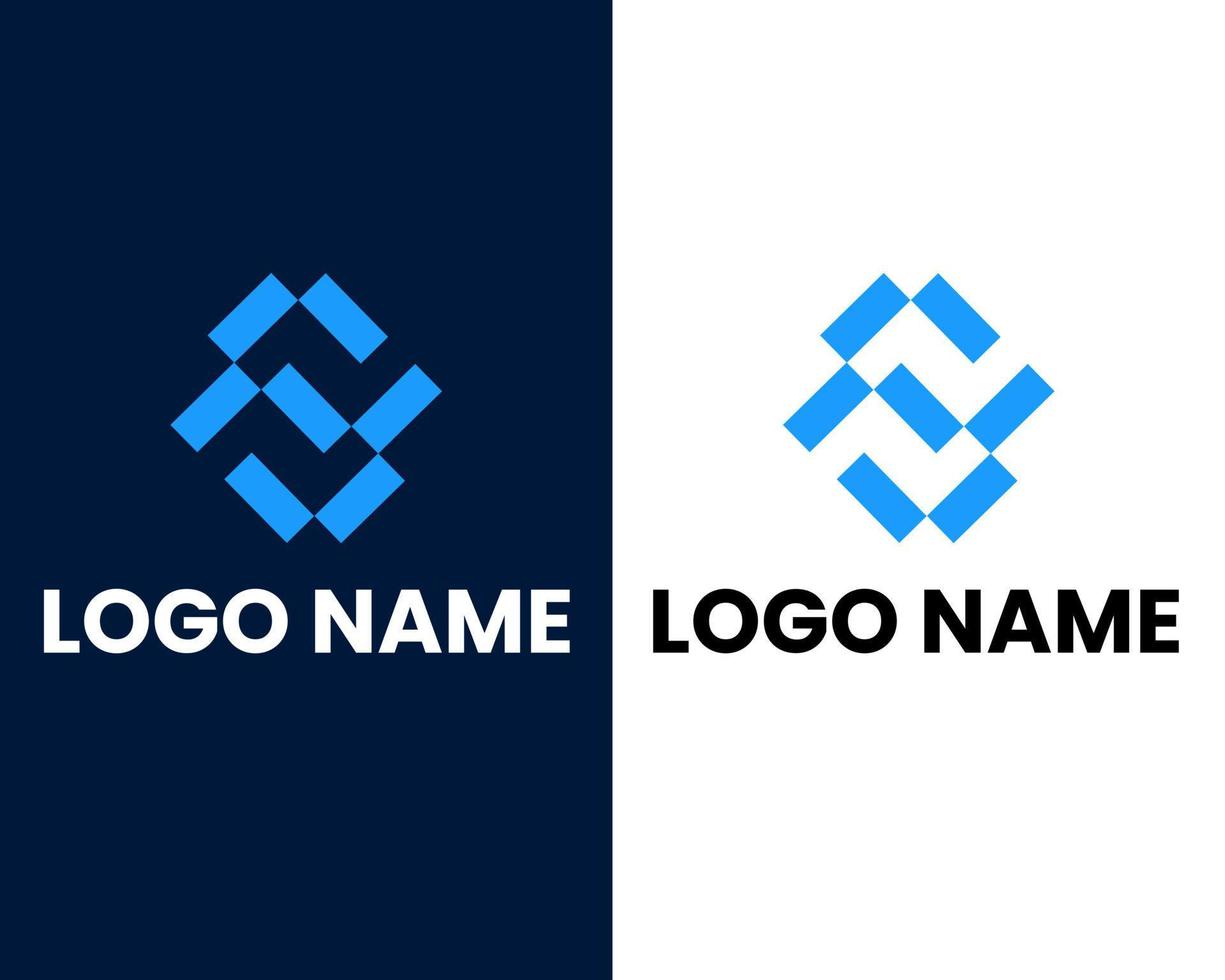 plantilla de diseño de logotipo de empresa moderna de letra s y f tech vector