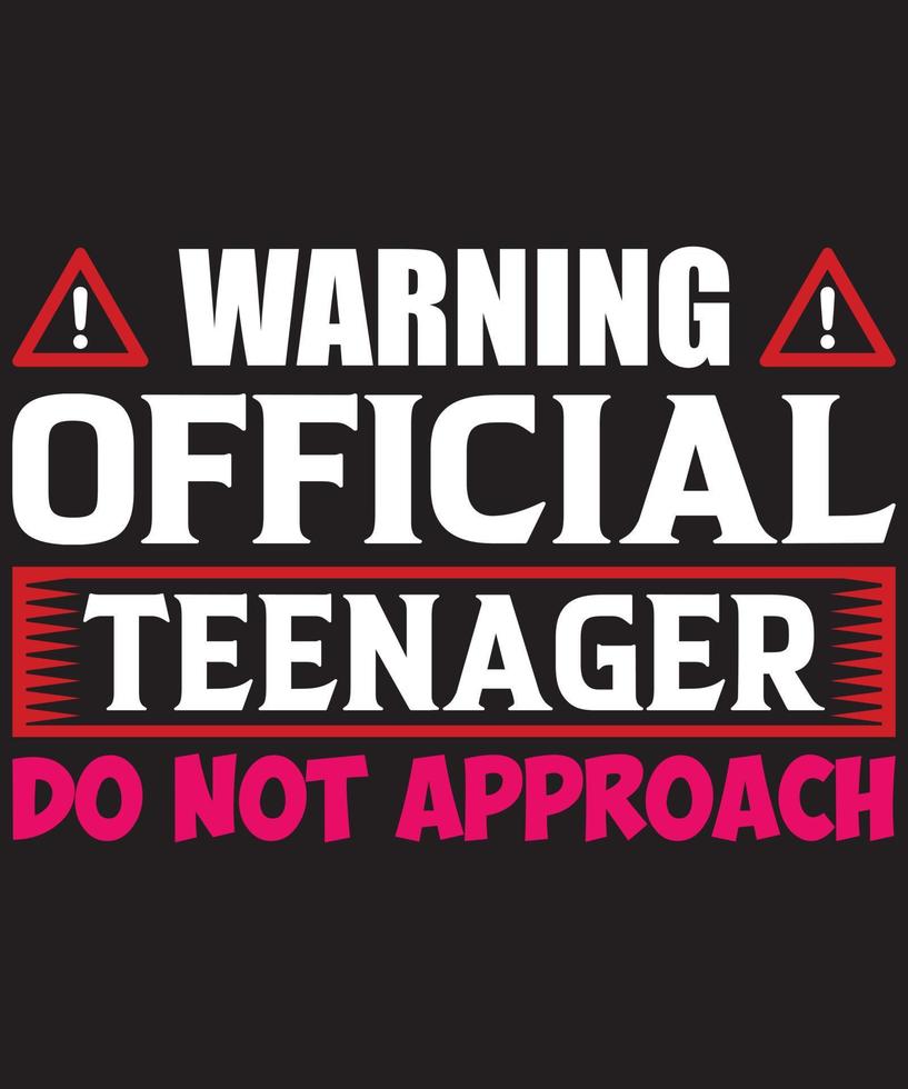 WARNING OFFICIAL TEERENGER DO NOT APPROACH.eps vector