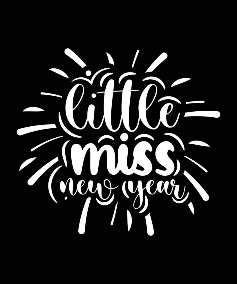 LITTLE MIS NEW YEAR vector