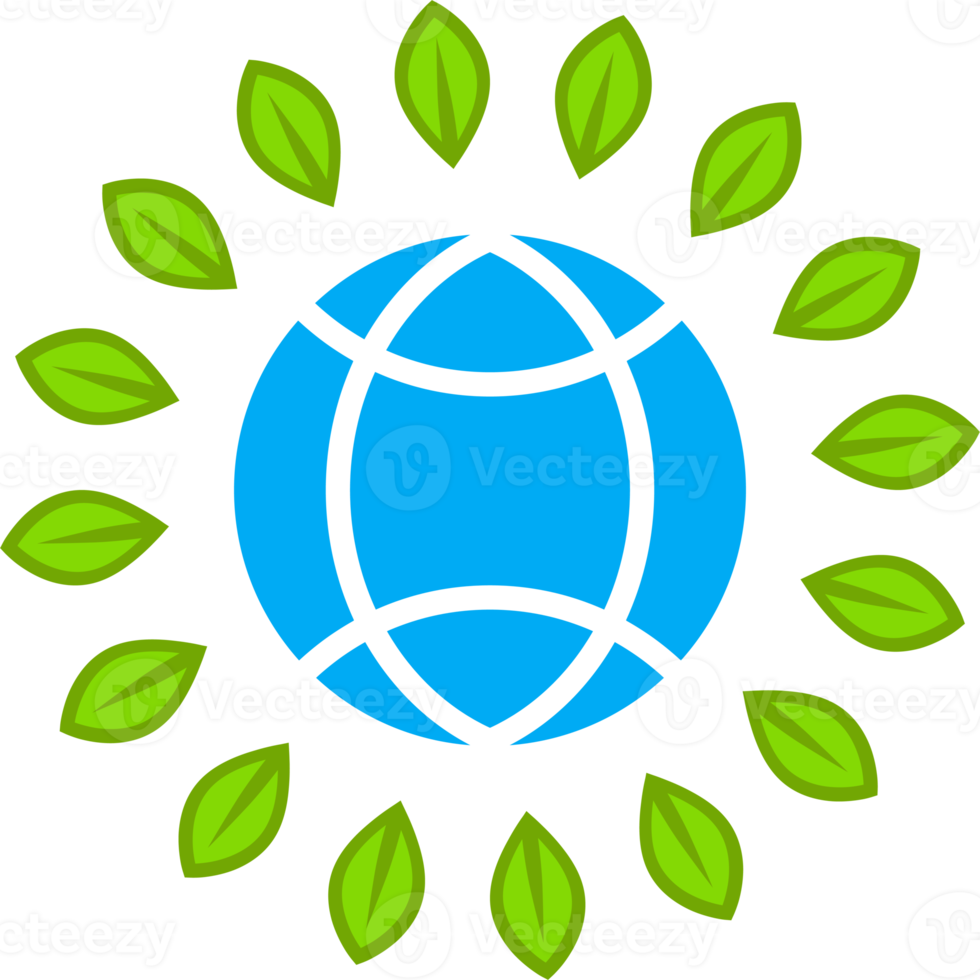 verde con foglia icona png